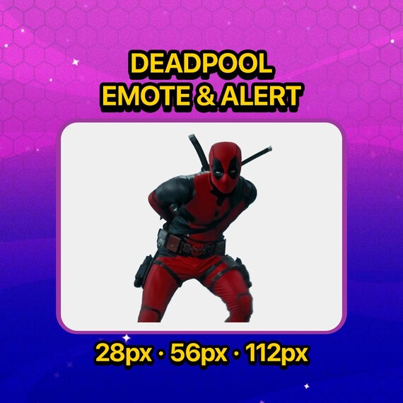 Deadpool Dancing Twitch Emotes for Streamers, Discord & Kick | Bye Bye Bye Dance Meme | Funny Marvel Stream Alert and Wolverine Movie Fanart