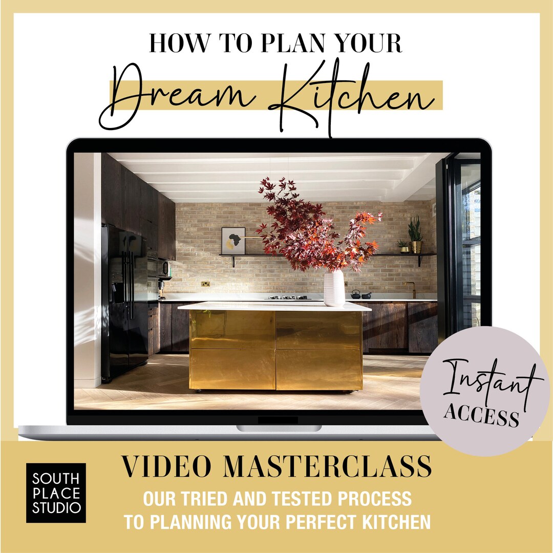 How to Design Your Dream Kitchen Masterclass - Etsy