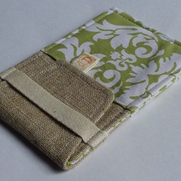 In Touch Pouch for iPhone, iPod in Avocado Damask
