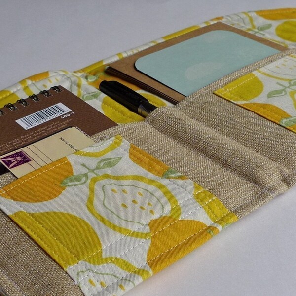 Back In Stock - As Seen In Haute Handbags Spring 2013: Get Organized - Stationery, Coupon Organizer,  In Touch Clutch (tm) in Juicy Lemons