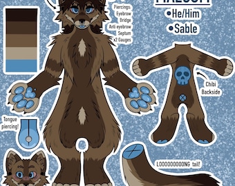 Cheap furry ref sheet commissions - READ DESCRIPTION