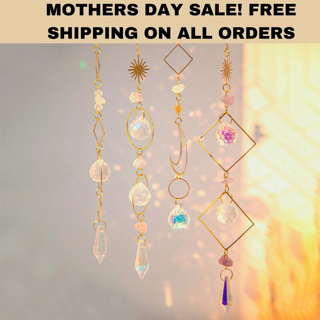Crystal Suncatcher Pendant Rainbow Maker Window Hanging Light Catcher ...