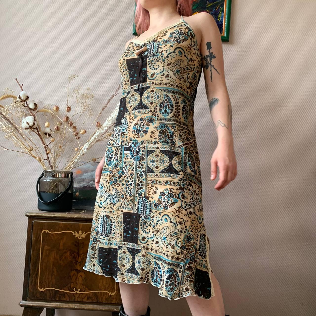 tally weijl denim dress Vintage Boho Dress: Beige Turquoise Patchwork, Y2K Halter or just want to Elodie Fairy Dress: Perfect Style:ES01955BK F040325 Ripped jeans