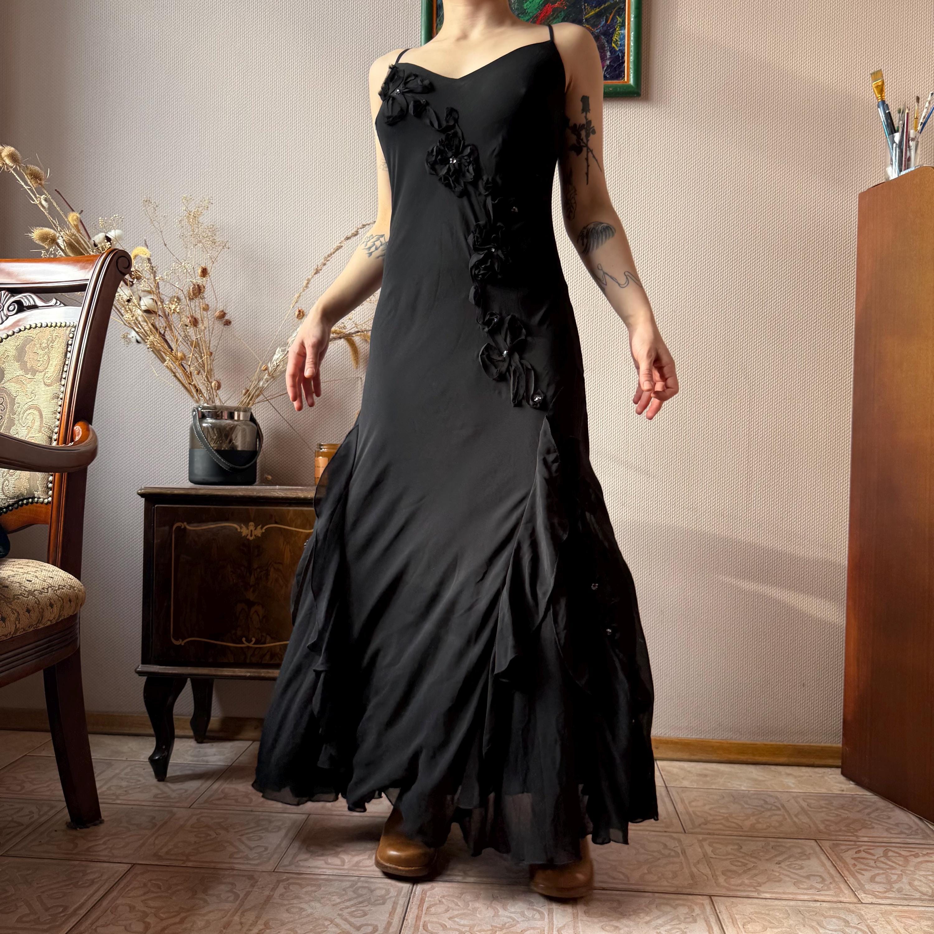 strapless dresses for summer PRETTYGARDEN Womens Maxi Ruffle Tube Asymmetr Size:UK12 / US8 baring design Empire waistline mens-outerwear Prom Dresses & Pageant