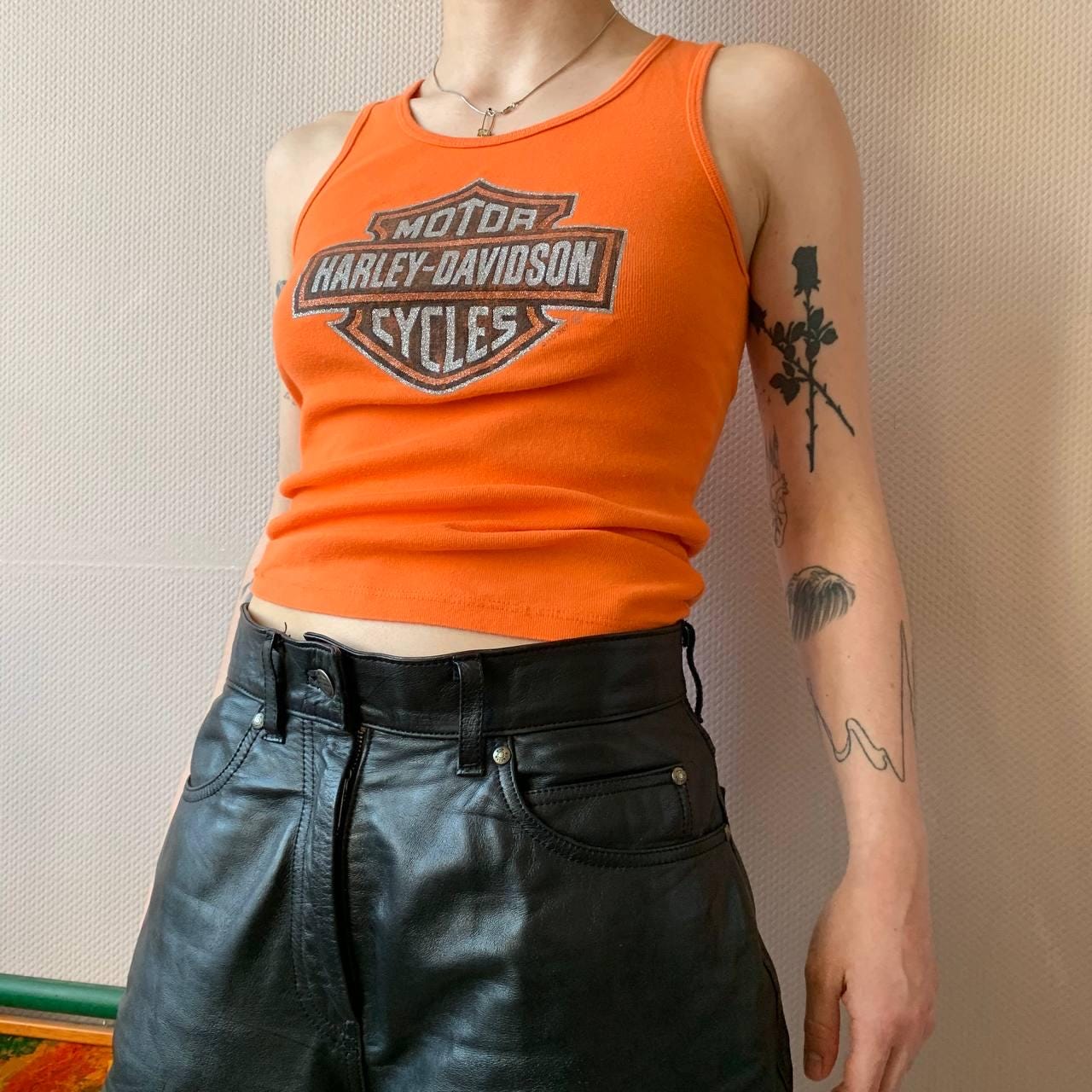 00s Harley Davidson y2k グランジ　平成　タンクトップ 00s Harley Davidson y2k グランジ 平成 タンクトップ - メルカリ