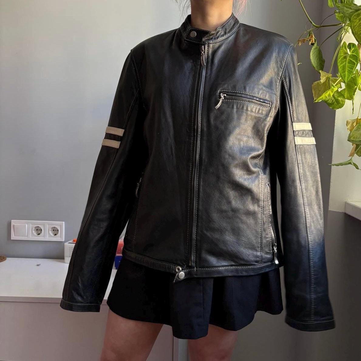 ジャケット・アウター 00s Y2K Archive Lamb Leather Jacket 2000s Rick Owens blistered lamb leather jacket SOLD