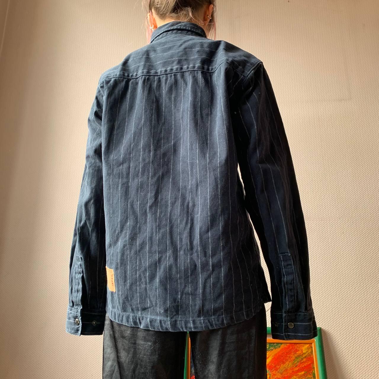 Handmade by Sasakijirushi Japan Indicode Stripped Denim Jeans
