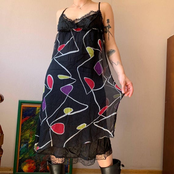 chinese dress ladies Qzzater Women's Full Slip Dresses Sexy Sleeveless Nightgowns Adjustable  Spaghetti Straps Cami Under Dress Black Small at Amazon Women's Clothing  store main image 0