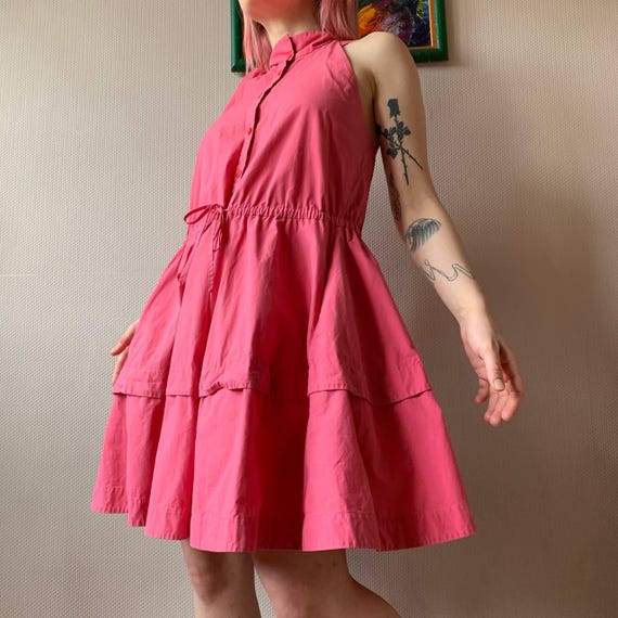 strapless open back dress Alexander McQueen Red Silk Dress sz 6 l Michael's Luxury Consignment –  Michael's Consignment NYC