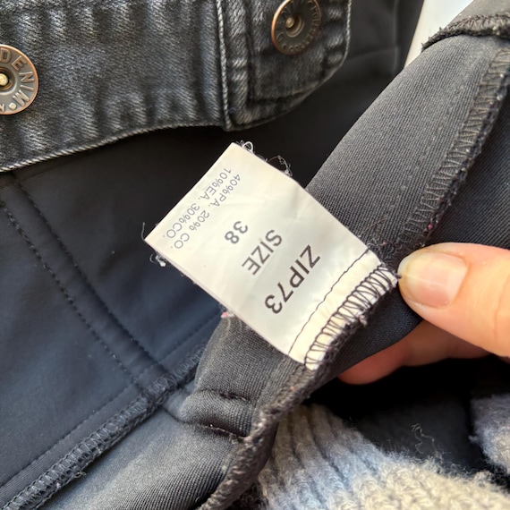 Zip73 Black gray deconstructed Structured Blazer … - image 8