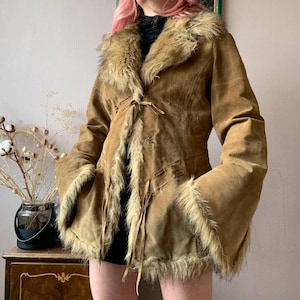 Vintage Morgan De Toi Suede & Faux Fur Trim Jacket (size S) - Etsy