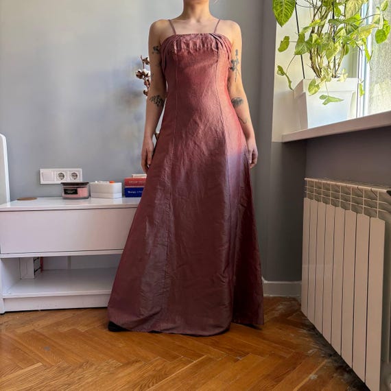 100 silk maxi dress + Beryll Julie Silk Maxi Dress | Rose