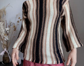 euro made vintage wool knit 総柄 古着 y2k 90年代 オーストラリア製 COOGI クージー ウール 3Dニット