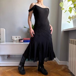off the shoulder beaded chiffon midi dress Wiederhoeft Beaded Strapless Chiffon Midi Dress - Women - Gold Dresses