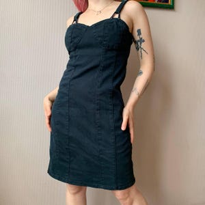 Cache Cache Corset-Back Dress – Bodycon Bustier Style with Adjustable Straps, Y2K Gothic Party Mini