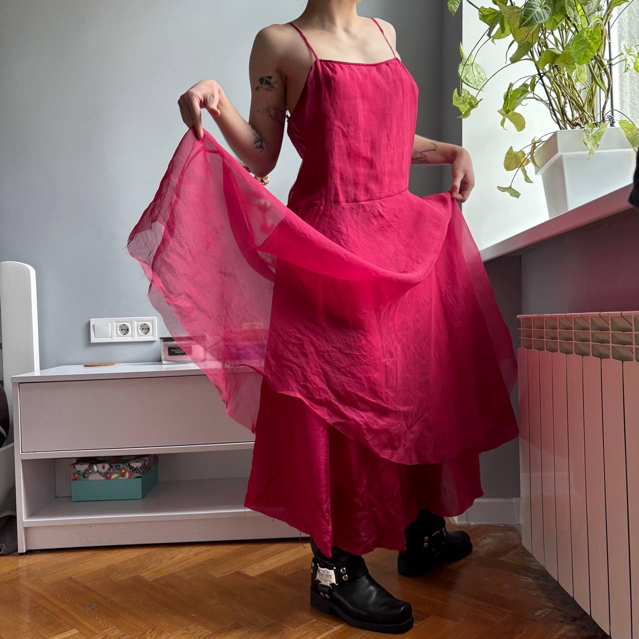 Vintage 90s Pink Prom Dress - Etsy