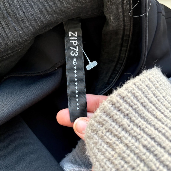 Zip73 Black gray deconstructed Structured Blazer … - image 5