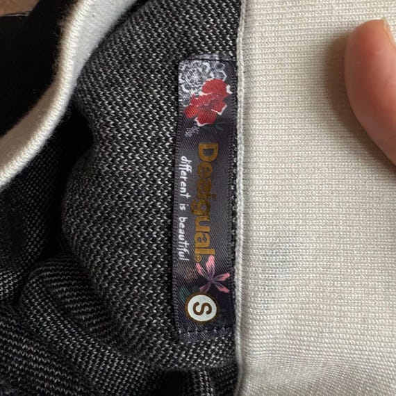 Desigual Geometric Mandala Pattern Wool Blend Kni… - image 9