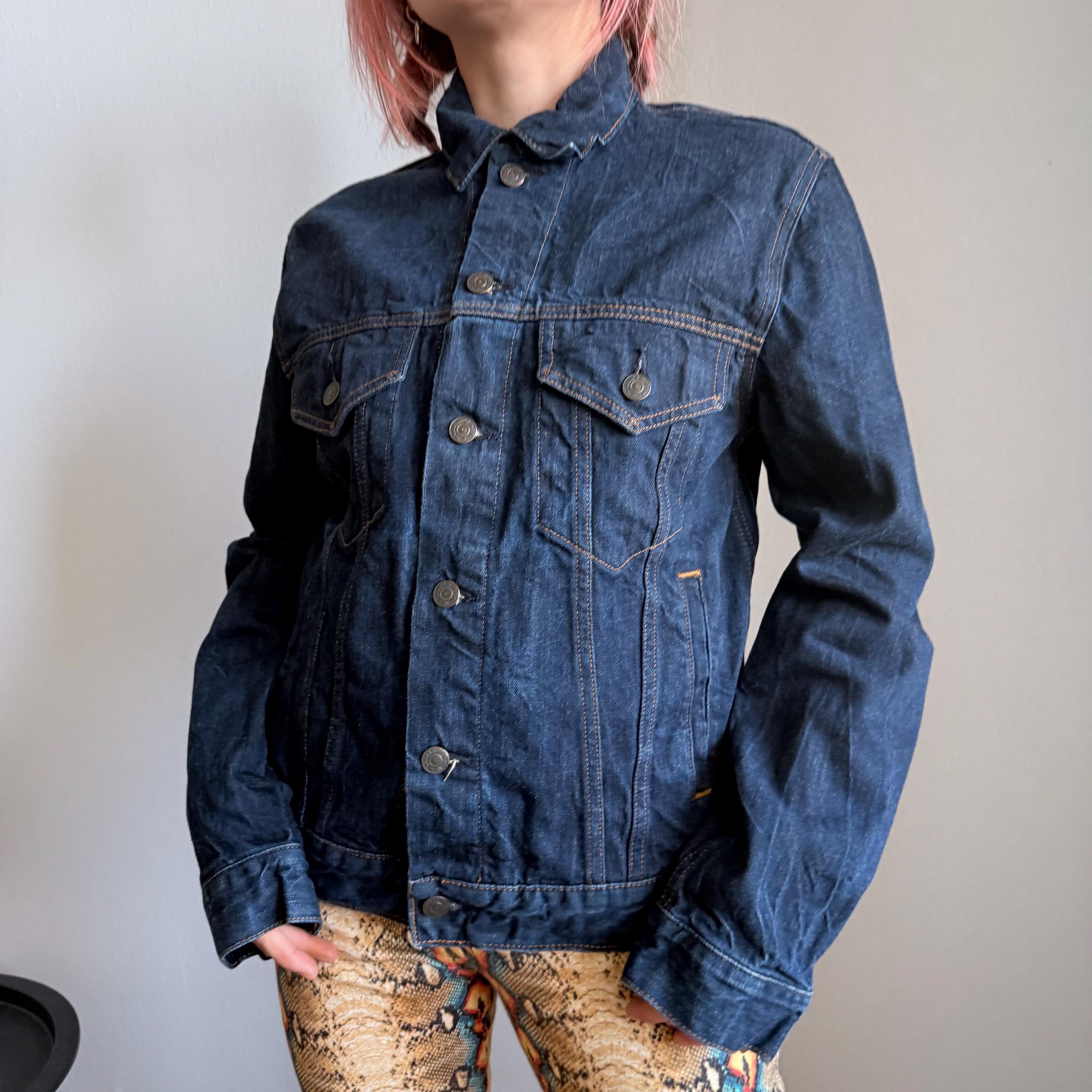 Denim & Supply Ralph Lauren Dark Wash Denim Trucker Jacket S