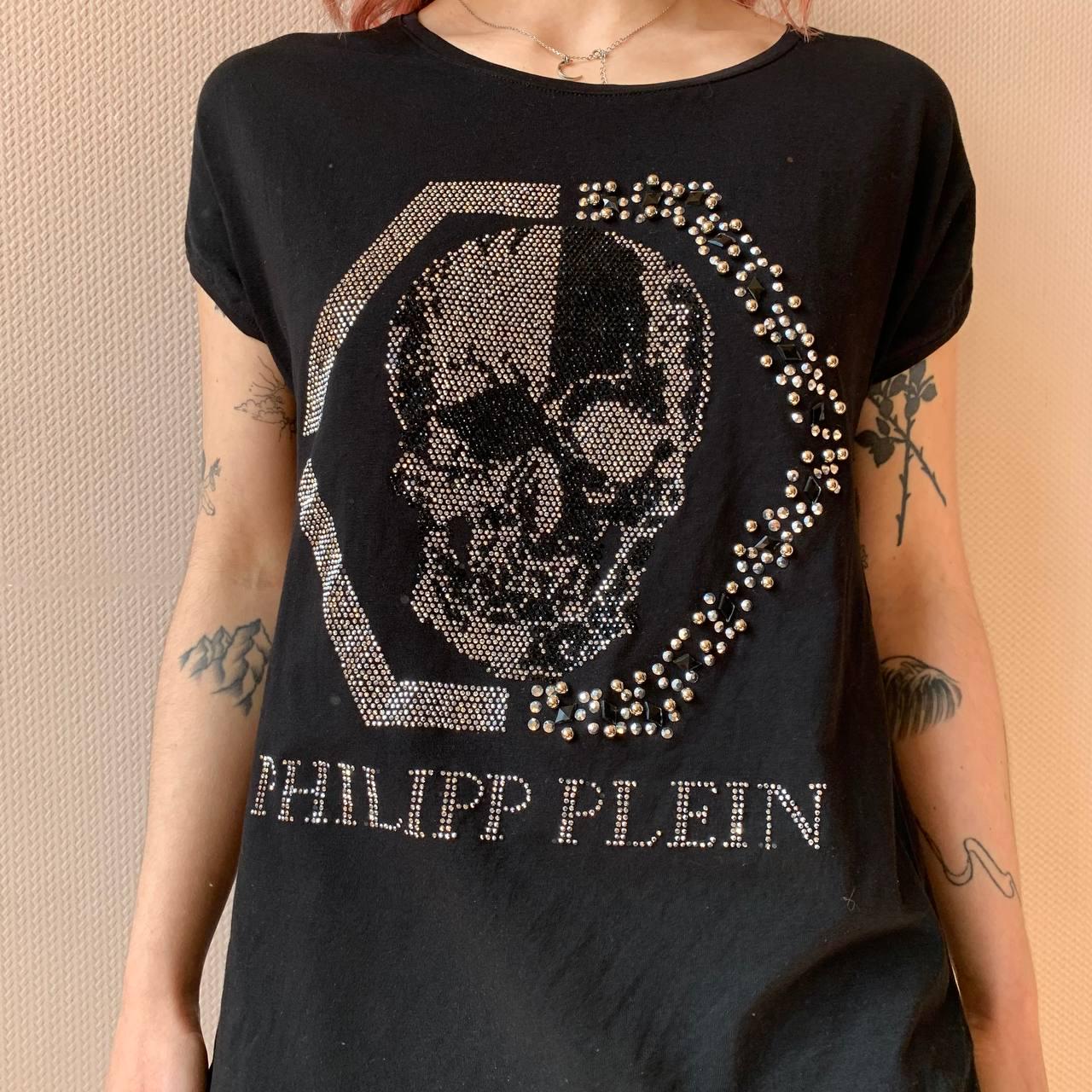 フィリップ・プレインのハイエンド スカル クリスタル Tシャツ - Etsy 日本