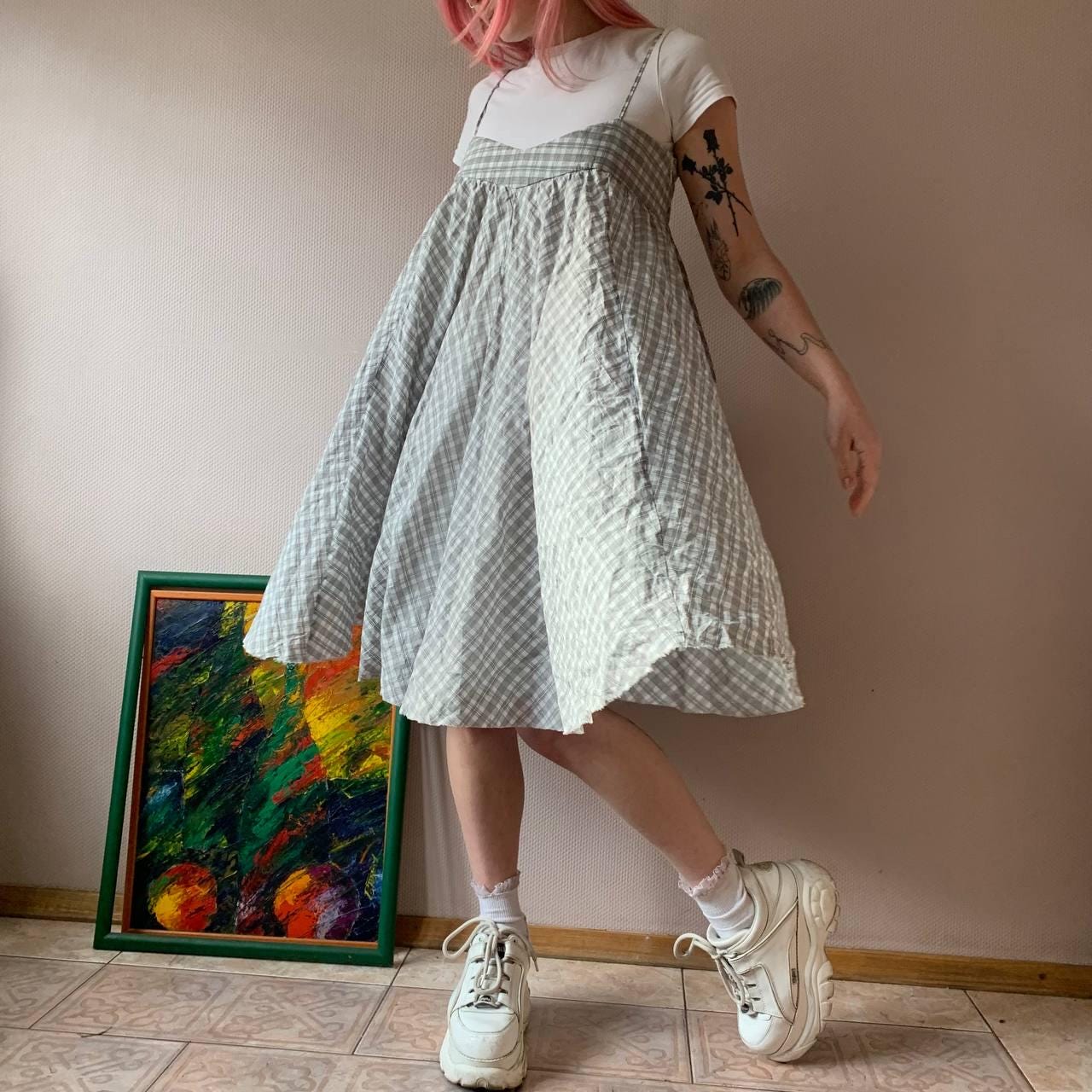 twenty8twelve silk dress Twenty8twelve by S.miller Babydoll Coquette Dress