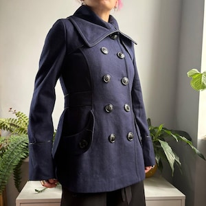 Vintage Womans Y2k Military Jacket - Etsy