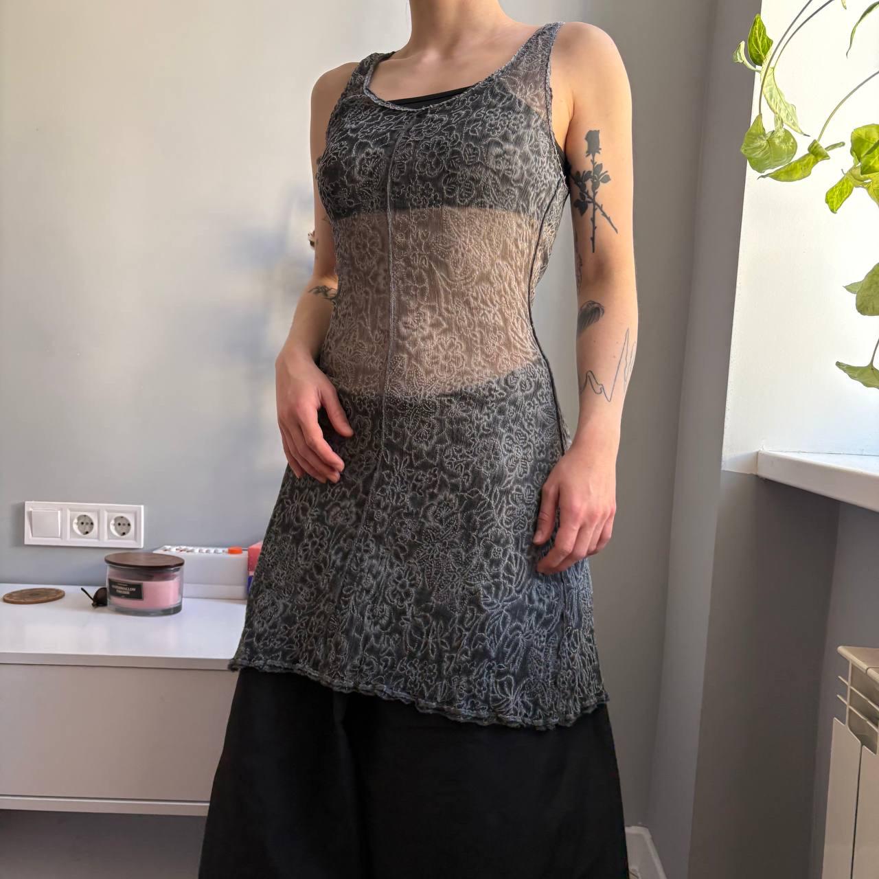 Mesh Overlay Dress - Etsy