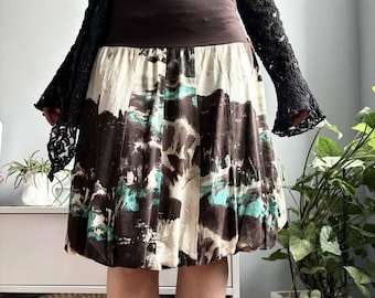 Jupe Femme Vintage Lilith Noir - Taille 36 - Style évasé En Rayon/polyester - Occasion Très Bon état