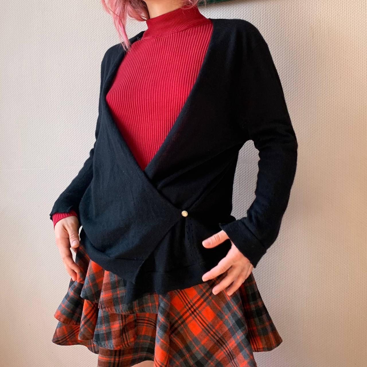 Zadig & Voltaire Cashmere Cardigan: Black DAPHNEE CP Sweater, Size