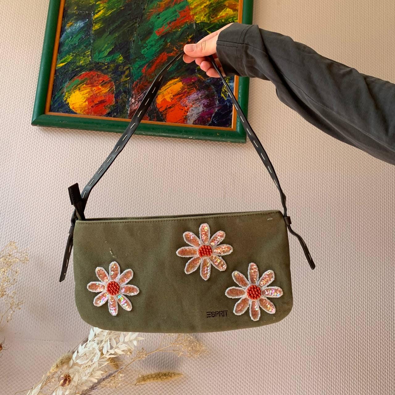 Basttasche Bunt Esprit Basttasche Canvas Tote Esprit Bast Shopper - Main Image