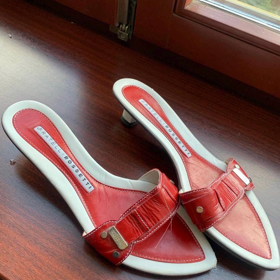 靴 Vintage Miu Miu Cowhide Bow Mules Vintage Miu Miu Cowhide Bow Mules 靴