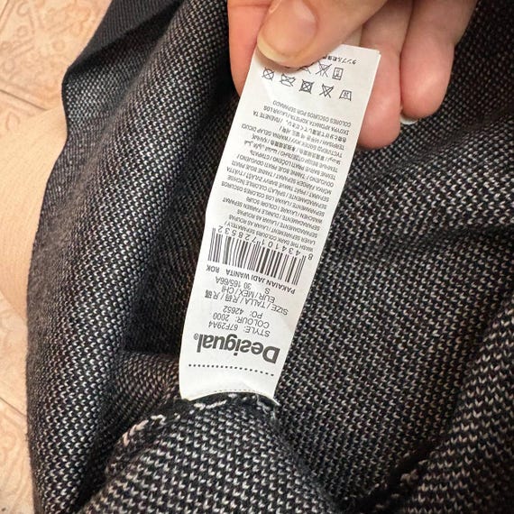 Desigual Geometric Mandala Pattern Wool Blend Kni… - image 11