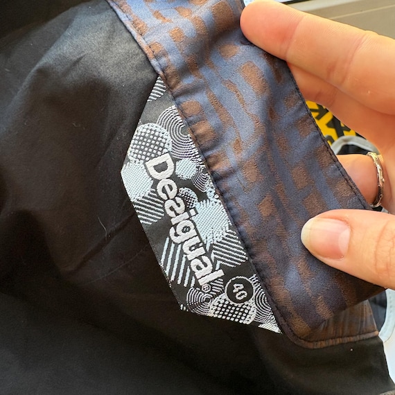 Desigual Patchwork Bubble Skirt | Boho Indie Mini… - image 8