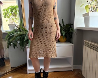 Alberta Ferretti Crochet Vintage Gown