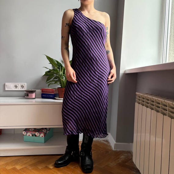 diagonal cut dress DIAGONAL-CUT DRESS AYUSHIN