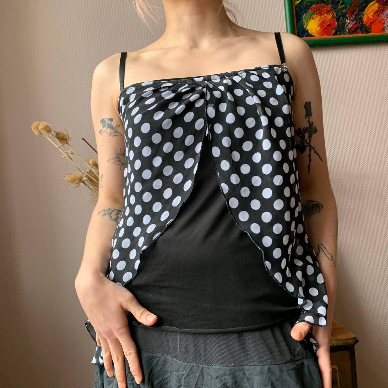 Y2k Sheer Tank Top - Etsy