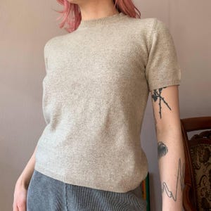 Vintage wool Weekend by Max Mara preppy cottage clean girl aesthetic elevated basic top