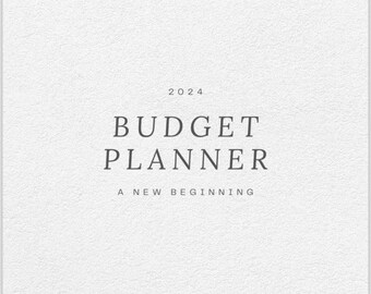 2024 Budget Planner | Guide for Budgeting | Money Management | Debt Payoff