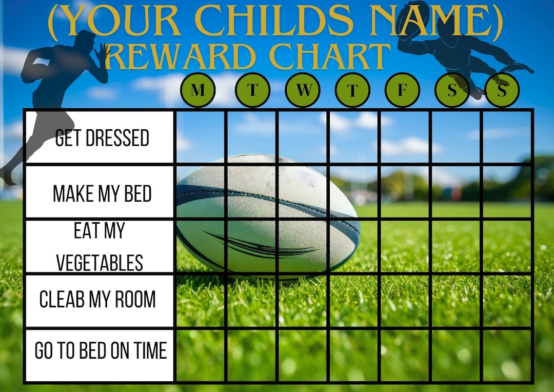 TABLEAU DES RÉCOMPENSES RUGBY - Etsy France