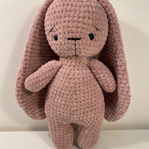 Cute Bunny CROCHET PATTERN, No Sew Crochet Pattern, No Sew Amigurumi Crochet, Crochet Patterns, Bunny, Rabbit, Cute Bunny, Cute TOY, Baby