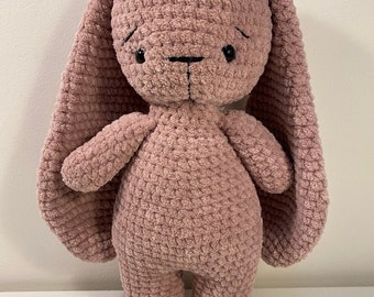 Cute Bunny CROCHET PATTERN, No Sew Crochet Pattern, No Sew Amigurumi Crochet Crochet Patterns, Bunny, Rabbit