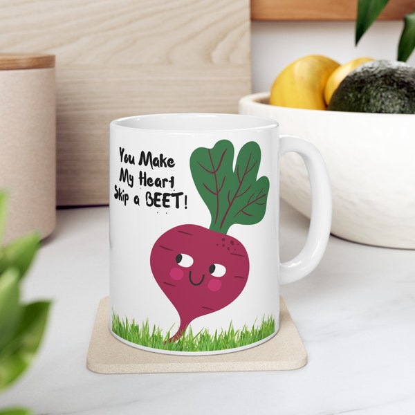 Beet Pun Mug, Funny Gardeners Mug, I Love You Mug, Root Vegetable Mug, Green Thumb Mug, Valentine Mug, Coffee Mug, Farmers Mug, Cute Mug