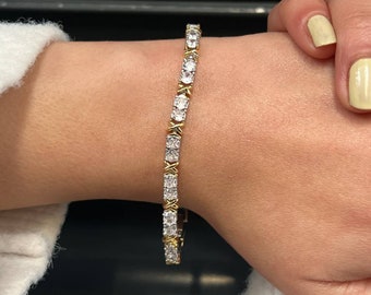Xoxo Zircon Stone Bracelet For Women - Sılver Jewelry - Gold Jewelry - Womens Gift - Mothers Day Gift - Cute Bracelet