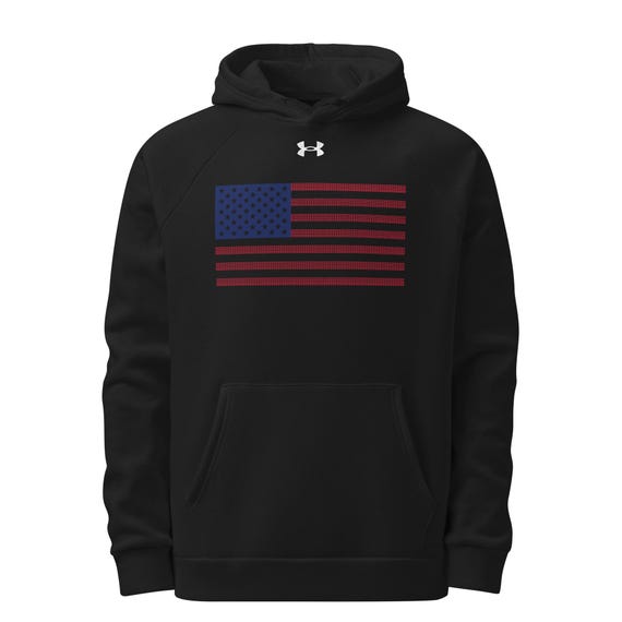 Under armour hoodie with american flag new arrivals