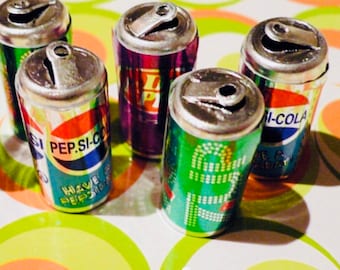 Set 10pcs Dollhouse Miniatures Mountain Dew Soda Can Drinks Beverages supply