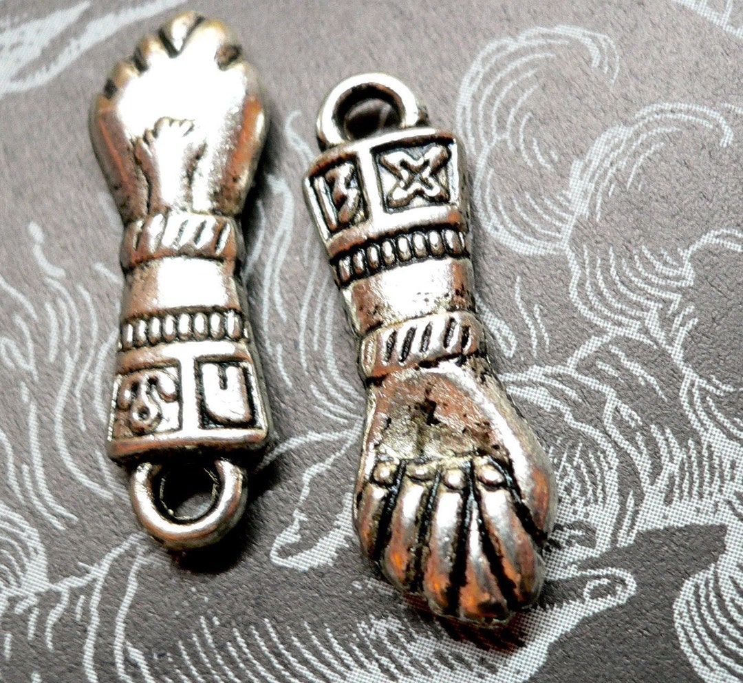 5pcs TINY FIGA AMULETS Religious Medals Fist Jealousy Protection Etsy