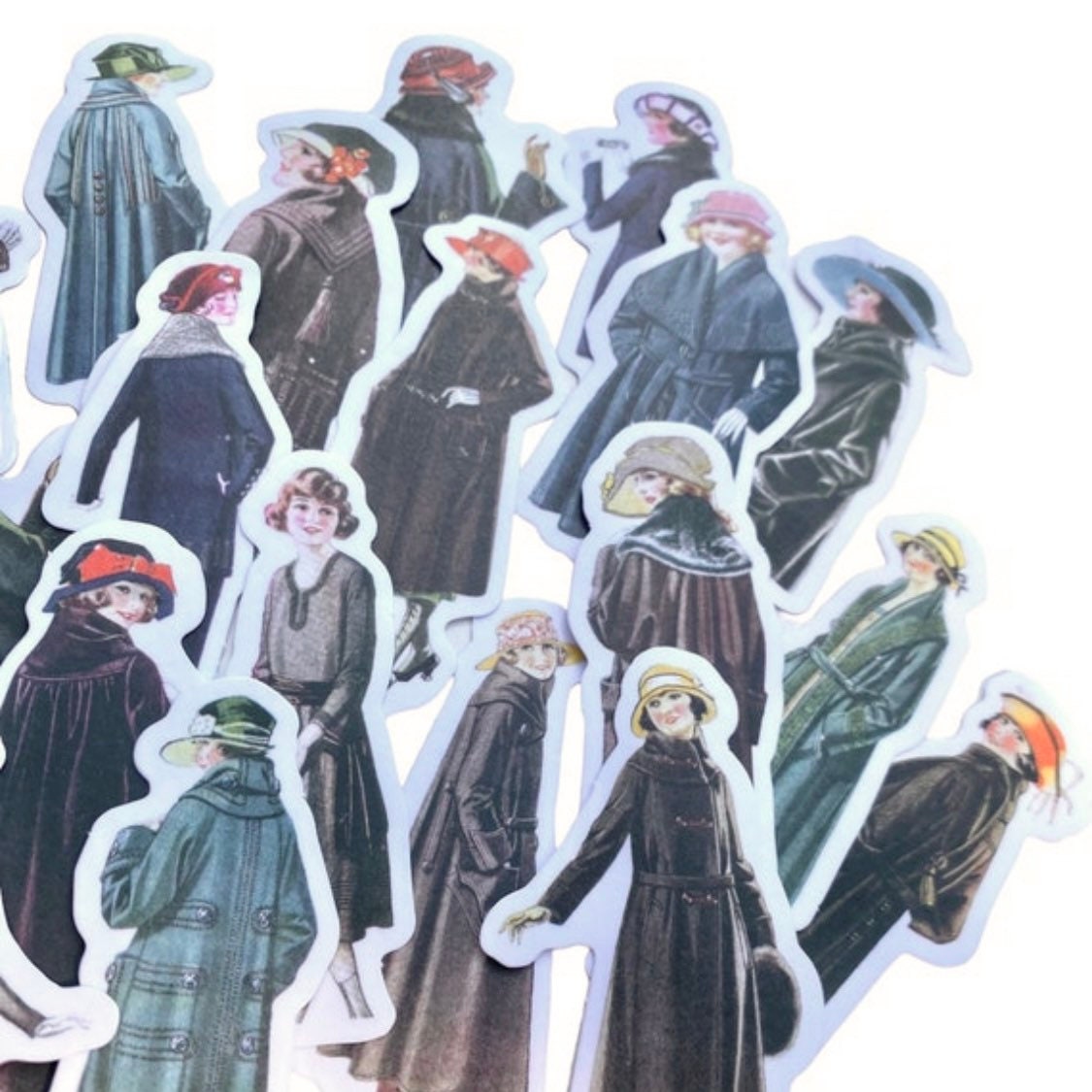 20pcs 1920s CATALOG STICKERS 2