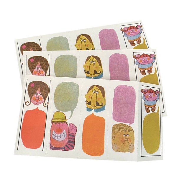 Caption Stickers Etsy