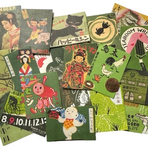 Green Kawaii Cute Scrapbook Journal Stickers Japanese Style Diary Craft Art  46pc