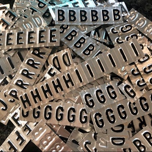 Corrugated Metal Letters and Numbers